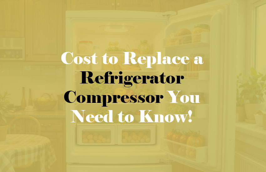How Much Does It Cost to Replace a Refrigerator Compressor